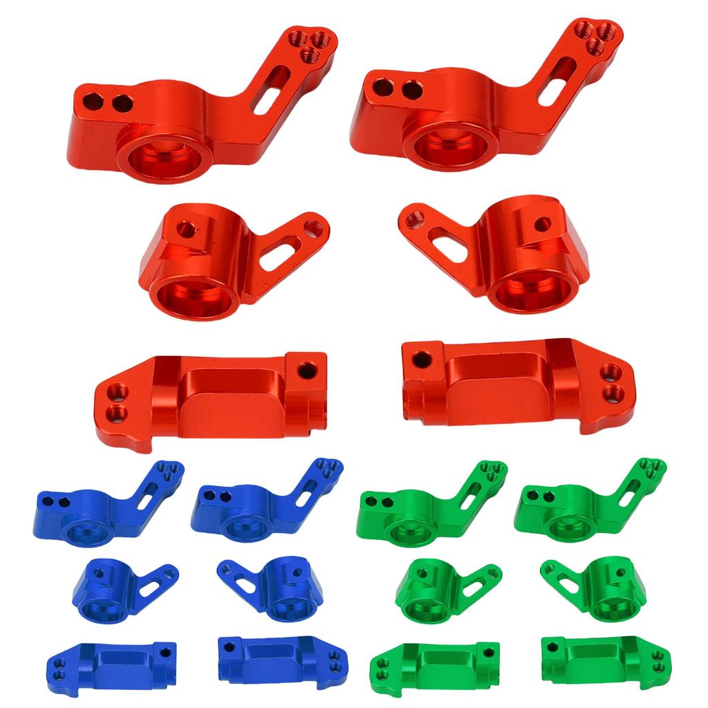 RC Car Front Steering Cup Front C Seat Rear Axle Seat Kit Fit for Traxxas Slash 2WD Aluminum Alloy R