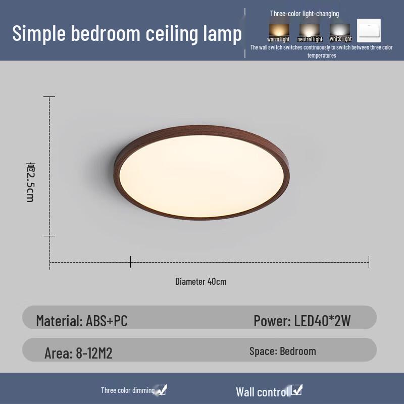 Xuan Yong Modern Minimalist Eye-Care LED Ceiling Lamp