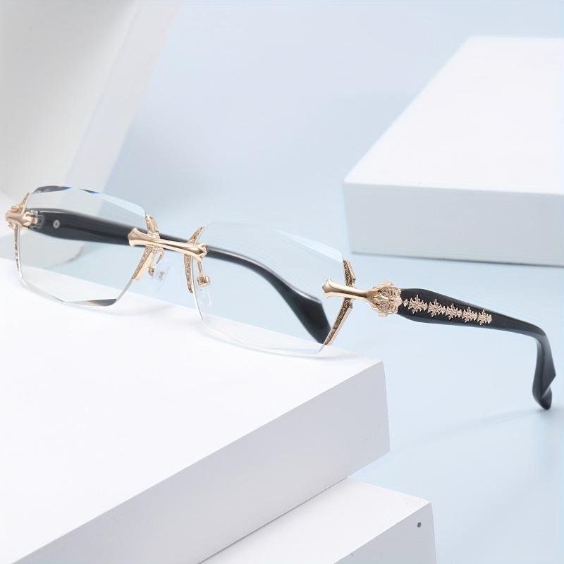 

1 шт. Женские ретро очки в стиле Y2K Харадзюку, ретро-стиль, носятся для повседневной носки и особых случаев золотой