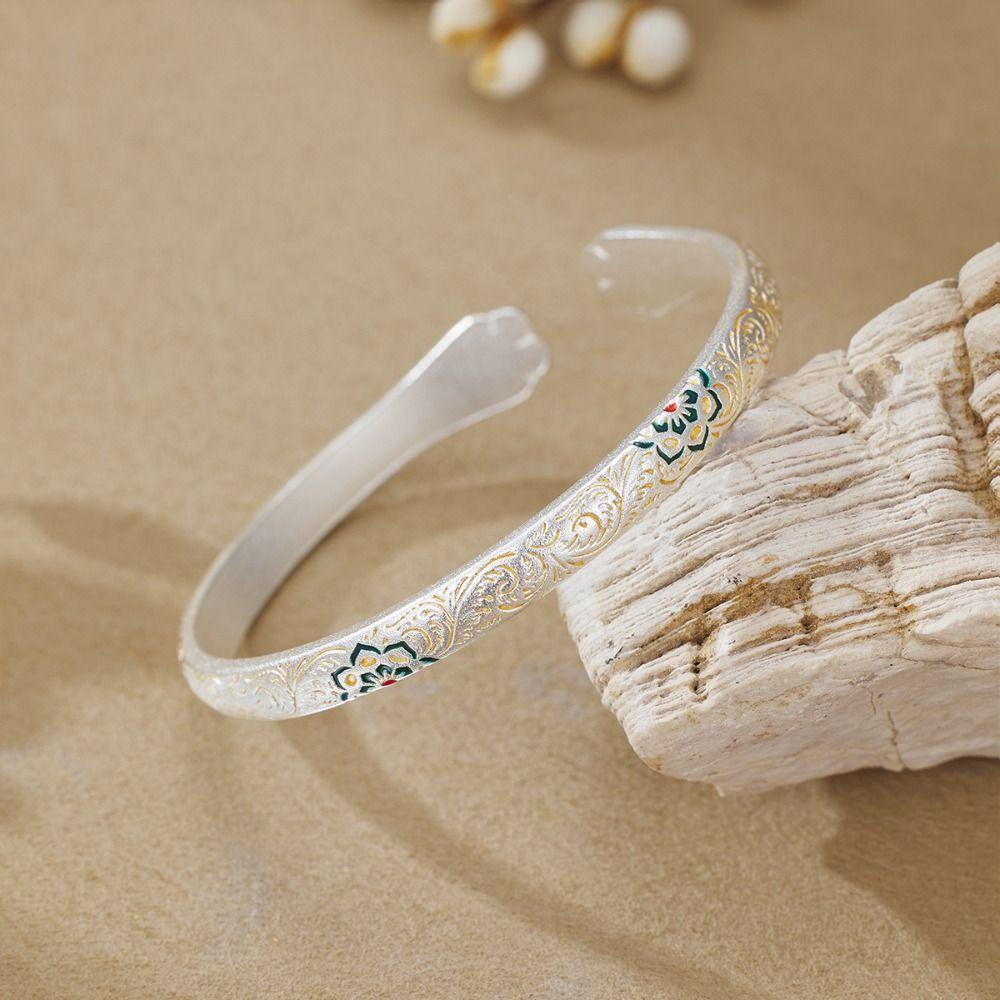 Traditional Chinese Style Opening Bracelet Cat Paw Women's Opening Bracelet  Jewelry Gifts