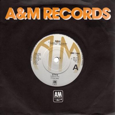 7inch Record STYX - Babe / I'm O.K. AMS7489 A&M Records 1979 UK Rock Used