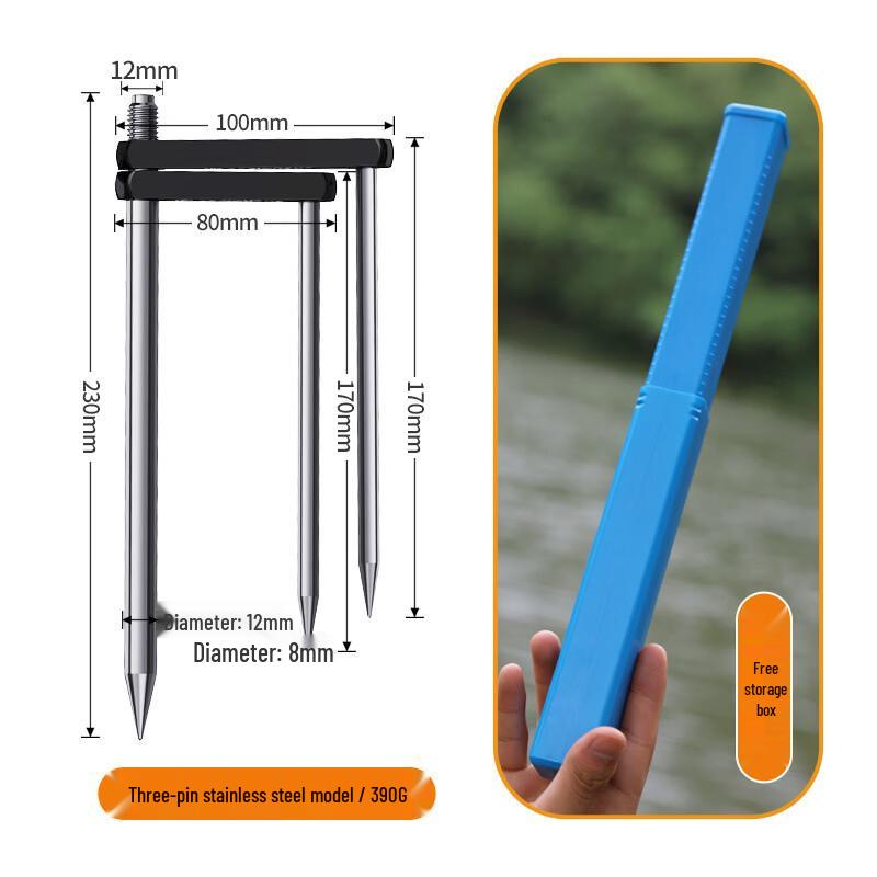 

Camper 3-in-1 Ground Insert Fishing Rod Holder