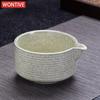 Matcha Grey Green Ceramic Matcha Bowl Large Capacity High Temperature Resistant Tea Salad Soup Bowl Smooth Green Tea Maker Cup