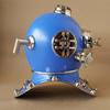 45.72 Cm Blue Scuba Diving Helmet Mark V Deep Diving Divers Helmet Home, Office Decor