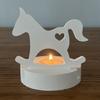 Hearts Horse Candlesticks Silicone Molds Cute Horse Candle Holder Resins Molds