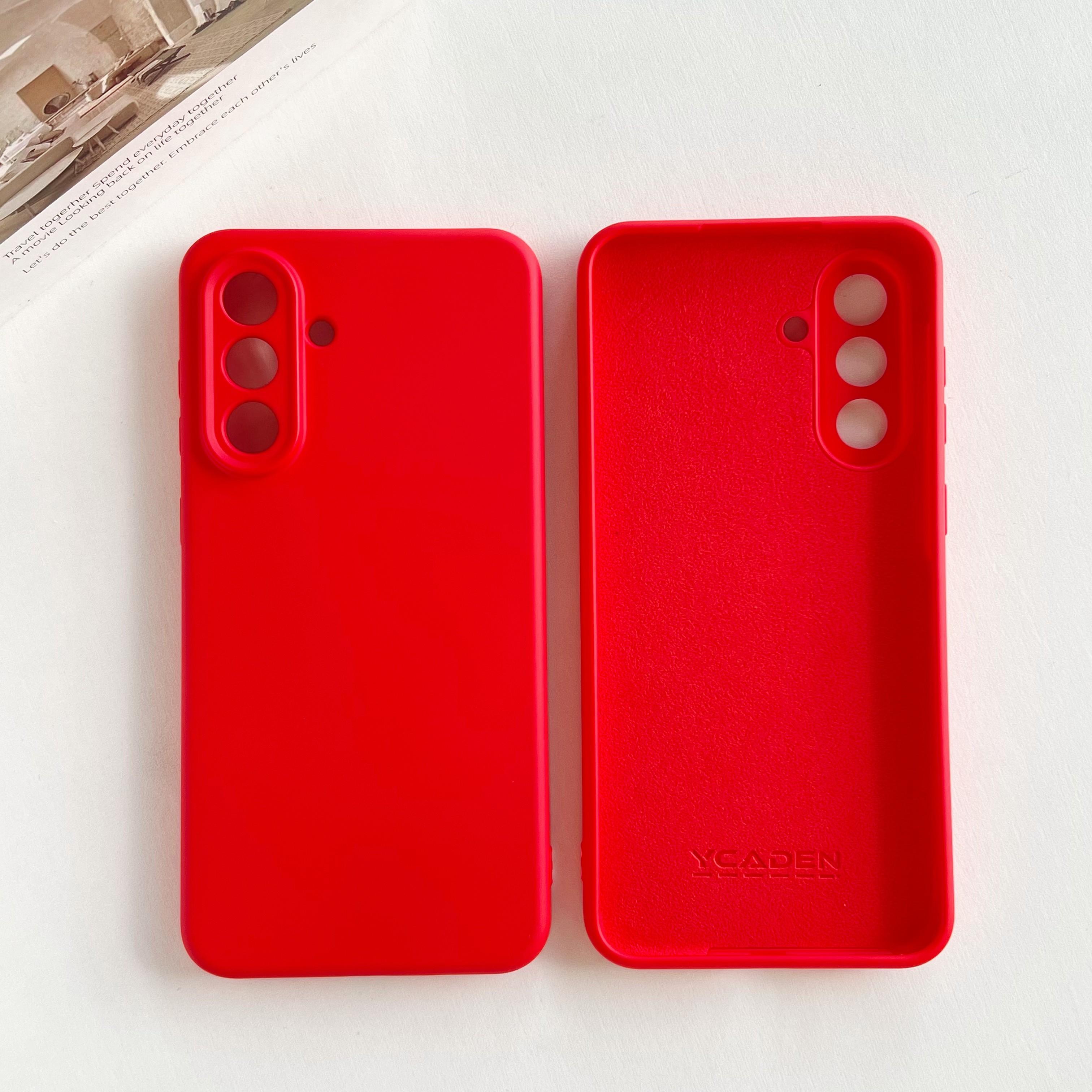 

Official Liquid Silicone Skin-friendly Matte Case For Samsung Galaxy S25 S24 S23 Plus Ultra A56 A16 A55 Camera Protection Cover Galaxy S25+