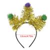 Shimmering Carnivals Party Accessories Pompoms Headband for Mardi Gras Festival Theme Party Props Hairband Holiday Props