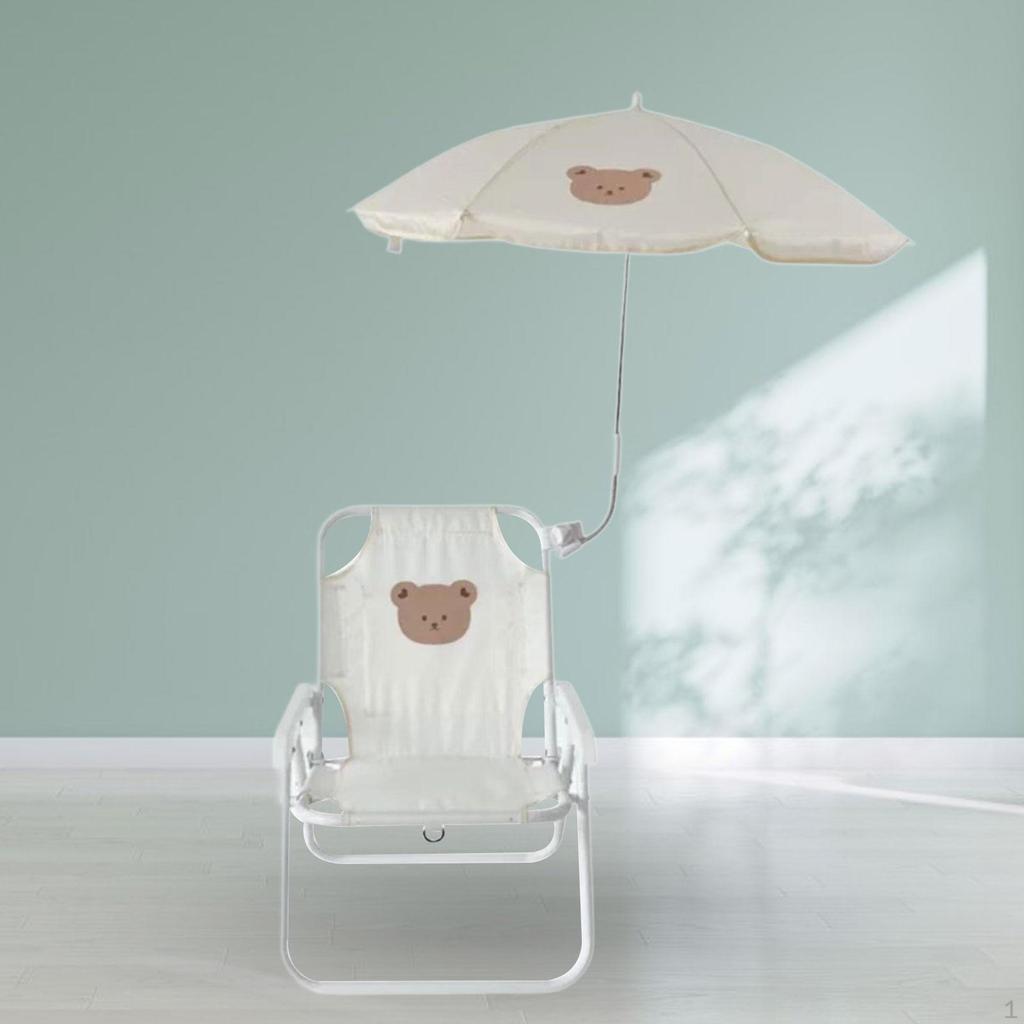 Dětská venkovní židle s baldachýnem pro dobrodružství při kempování