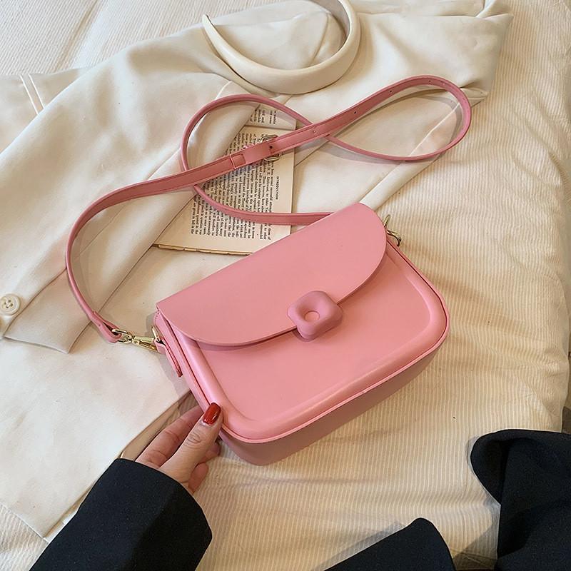 Elegant Chic Designer Shoulder Bag 2023 Fashion Trend Small Square Bag For Women In Pu Leather