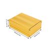 Split Type Housing Project Box Golden Enclosure Case Aluminium Alloy Waterproof for GPS Decoder Circ