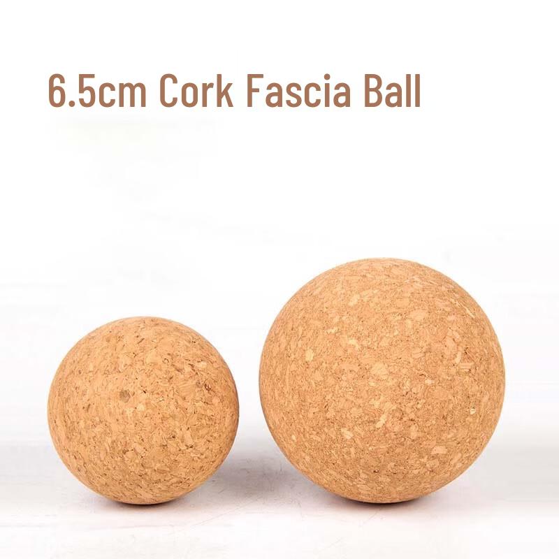 WEZHO 6.5cm Cork Yoga Massage Ball Set (4-pack)