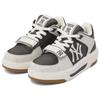 New MLB Chunky Liner Mid Top Casual Shoes Unisex Gray White 3ASXCHL4N-50GRS