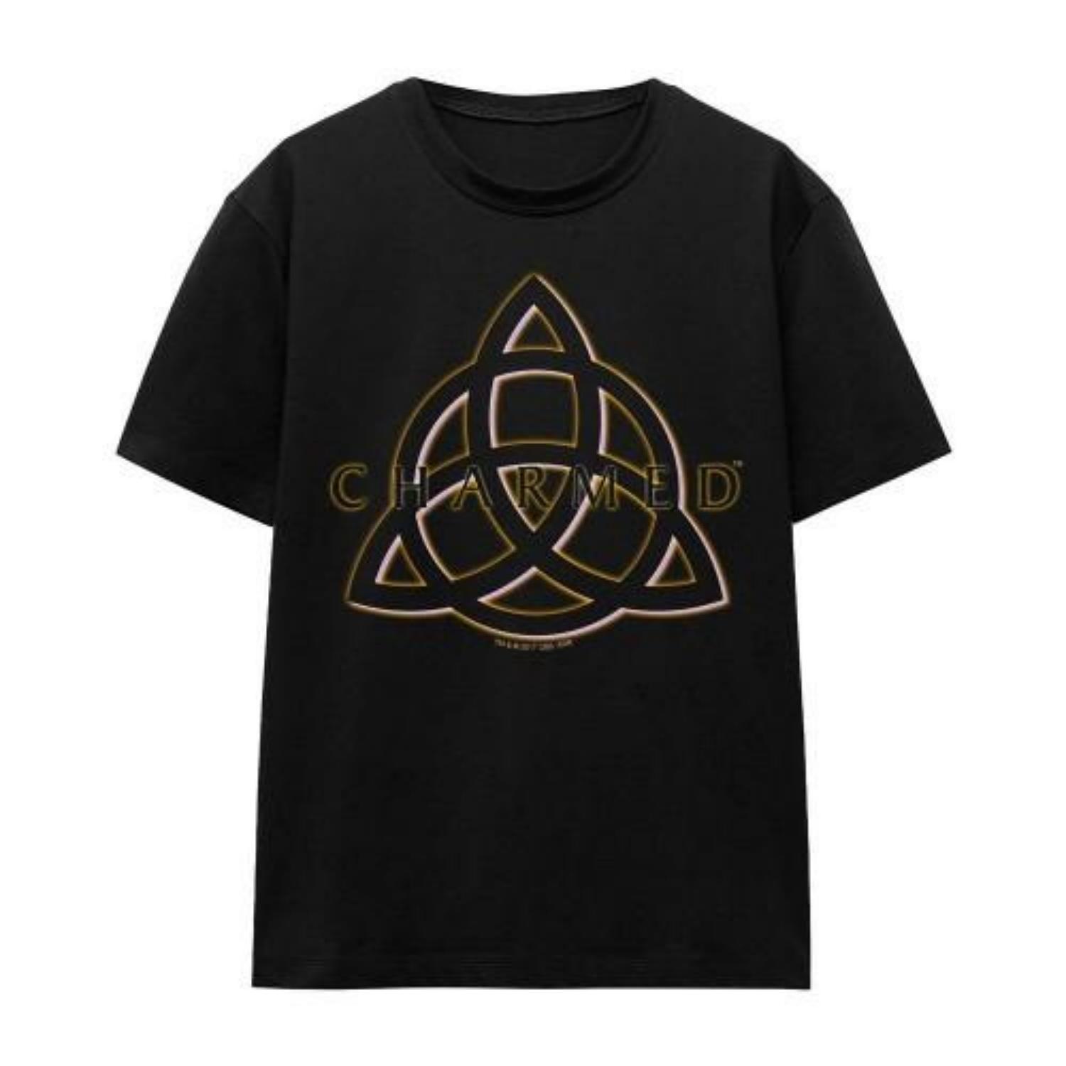 

Charmed Unisex Adult Triple Linked Logo T-Shirt S чёрный