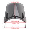 Windshield WindScreen fit for Guerrilla 450 2024-2025 Gray