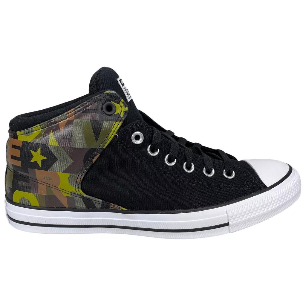 Converse Chuck Taylor All Star High Street Fashion High Top Canvas Shoes Unisex Sneakers Black 168724F