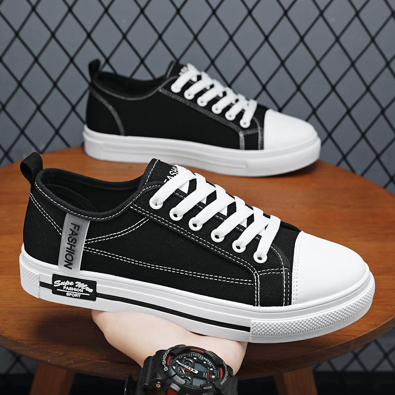 Summer Youth Versatile Canvas Shoe Outdoor Student Campus Style Leisure Sports Fashion Skateboarding  Low-top Couple StyleShoes