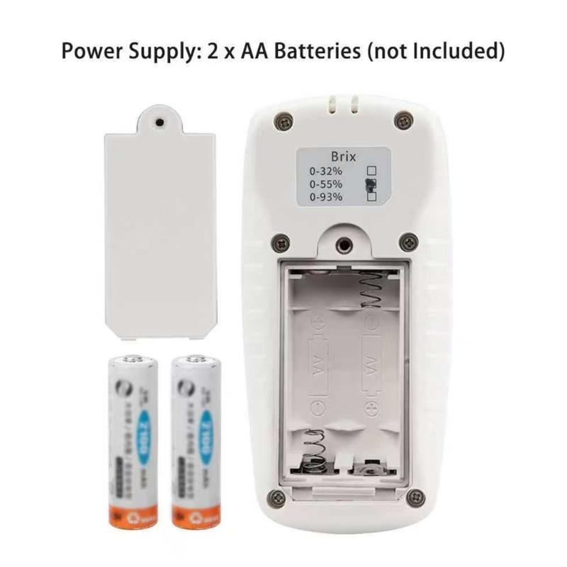 Sugar Refractometer Sugar Meter Battery Operated for Precise Sugar Content Analysis in Food Beverage and Coffee