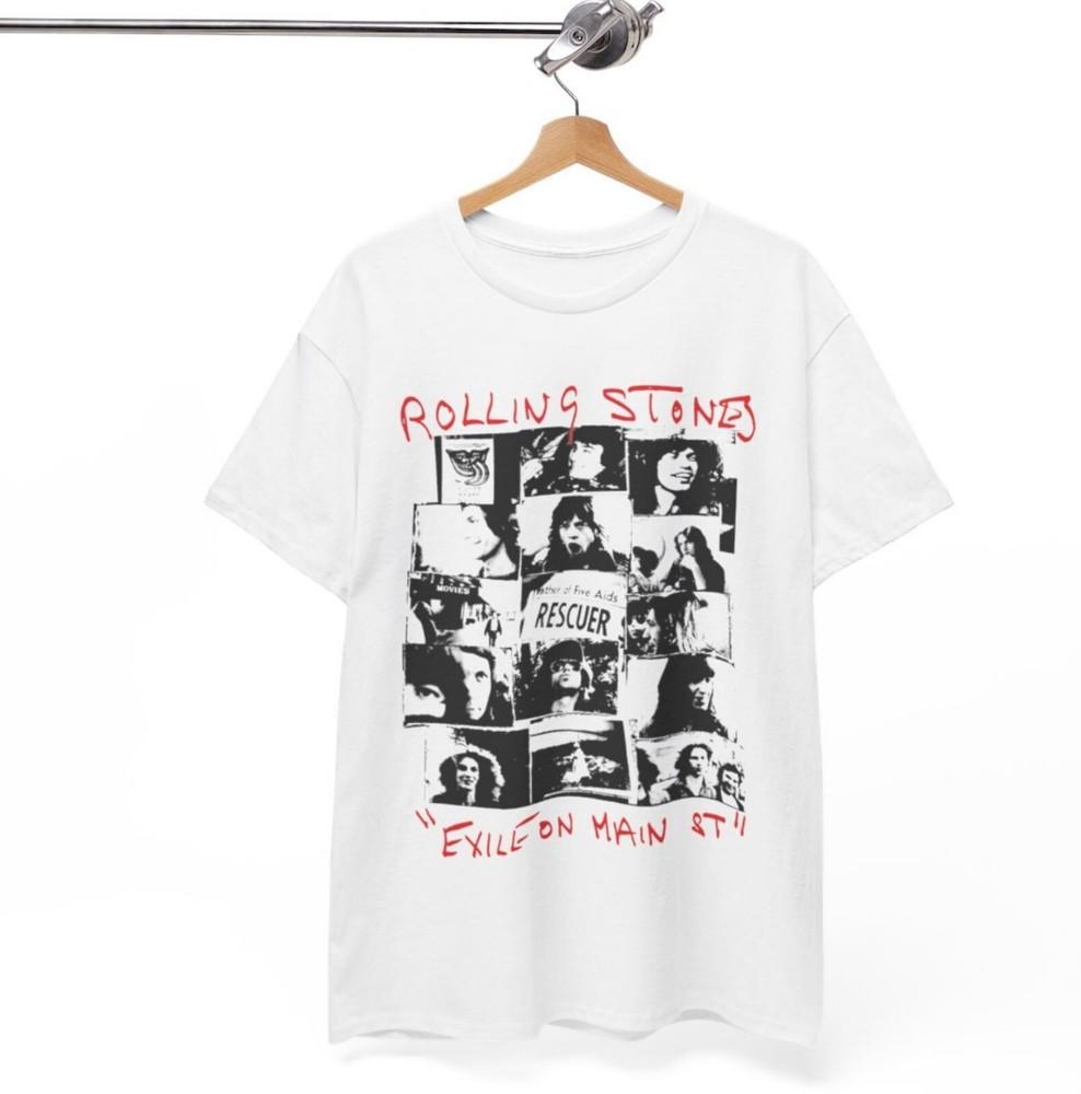 The Rolling Stones Exile on Main St Мик Джаггер Кит Ричардс Rocks Off Футболка Унисекс XXL