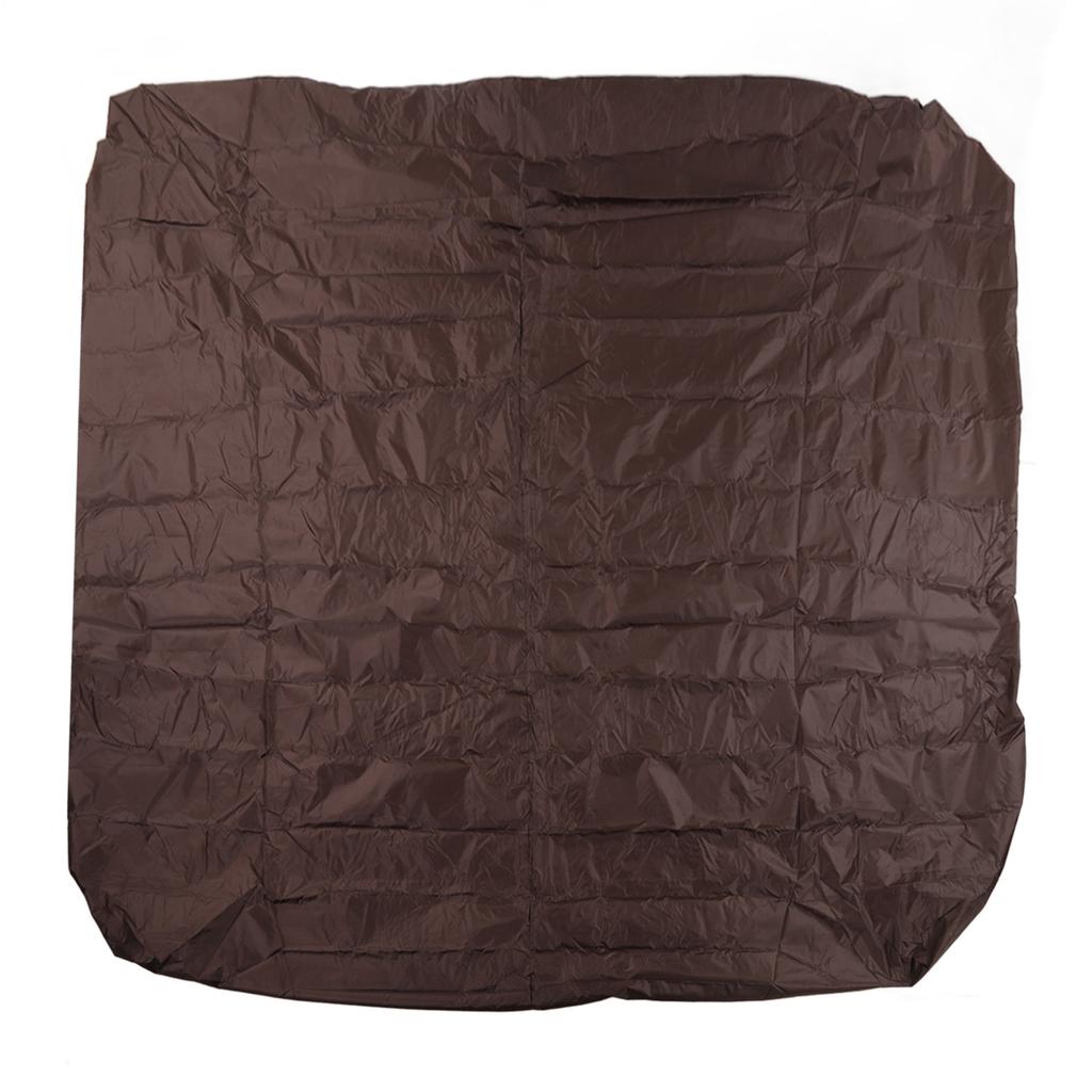 Outdoor Bathtub Dust Cover 190 Silver Coated Polyester Taffeta Waterproof Hot Spring Cover Quadrate Spa Bath Rainproof