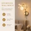 Flower Shaped Wall Sconce 85-265V Sconce Elegant Wall Light  Indoor
