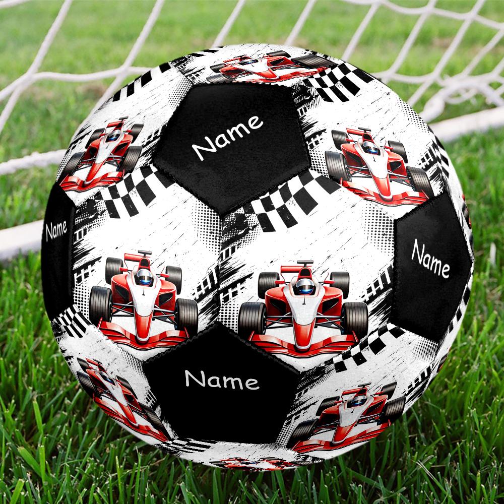 Custom Name Racing Theme Size 5 Soccer Ball, Suitable for Both Indoor and Outdoor Matches, a Gift Suitable for Everyone.