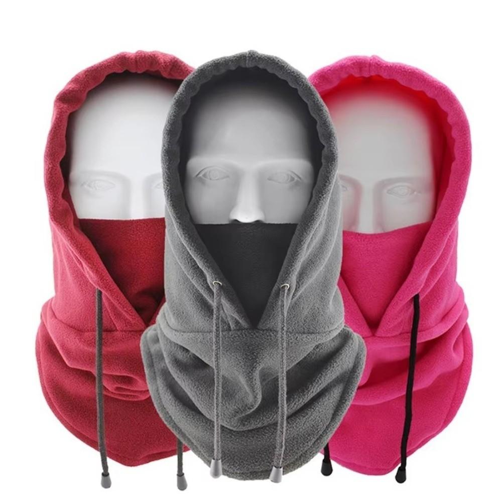 Polar Fleece Winter Hat Full Face Beanies Fashion Bonnets  For Women Man