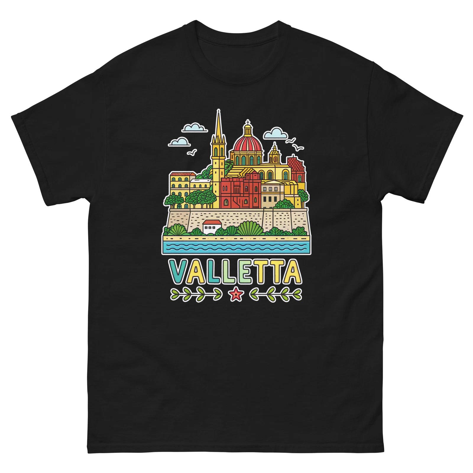 Valletta World Travel Urban Area City T-Shirt L