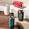 14oz Stainless Steel Insulated Cup Double-Layer Vacuum Direct Drinking Coffee Cup Creative Car Portable Water Cup Water Bottle YLE432