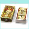 Mazzo di Carte Tarocchi Art Nouveau Dorato Con Puzzle Per Emozioni E Sviluppo del Pensiero