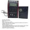 1 Set LC-5 Acoustic Guitar Pickup 5-Band EQ Equalizer System with Turner Backlight Adjustable Volume Control LCD Display Piezo Pickup Guitar