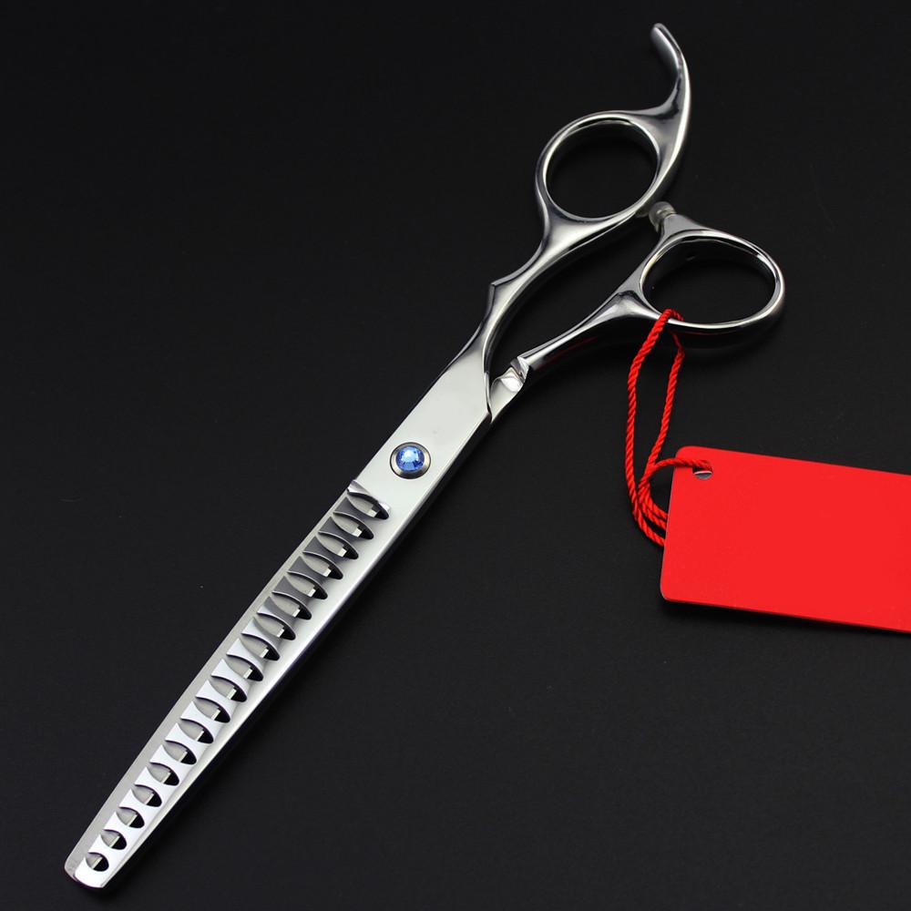 Professional 7 '' Fishbone Pet Dog Grooming Hair Scissors Thinning Barber Tools Haircut Shears Hairdresser Scissors