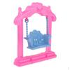 Dollhouse Miniature Plastic Furniture Swing Model For Doll Toy