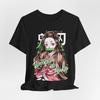 Nezuko Anime T-Shirt, Japanisches Grafik-Shirt, Unisex Manga T-Shirt für Anime-Fans