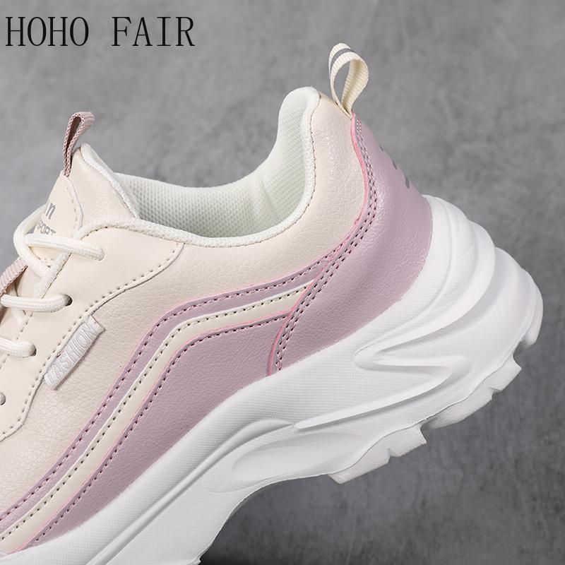 Autumn and Winter Women's Dad Shoes Sports Shoes Fashion Casual Shoes Large Size Thick Sole Height Increase Women's Shoes