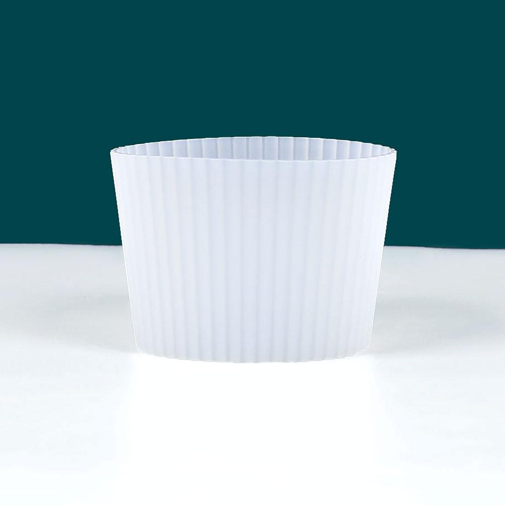 Silicone World Silicone Anti scalding Anti Slip Coffee Cup Cover Universal Tapered Thread Cup Sleeve Mug Ceramic Glass Cup Cover