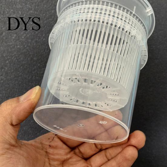 Vochtminnende Plantenbak Clear met Waterreservoir, Plastic Zelfwatergevende Bloempot, Geperforeerde Binnenpot, Decoratief Kantoor Ademende Wortelcontrole