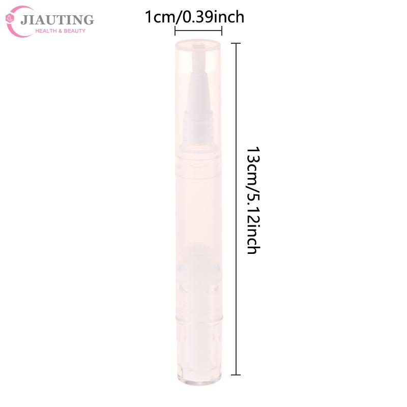 5/10pcs 5Ml Nail Oil Pen Empty Refillable Pen Cuticle Oil Pen Brush Tip Eyelash Growth Liquid Nail Polish Cuticle Oil Pen