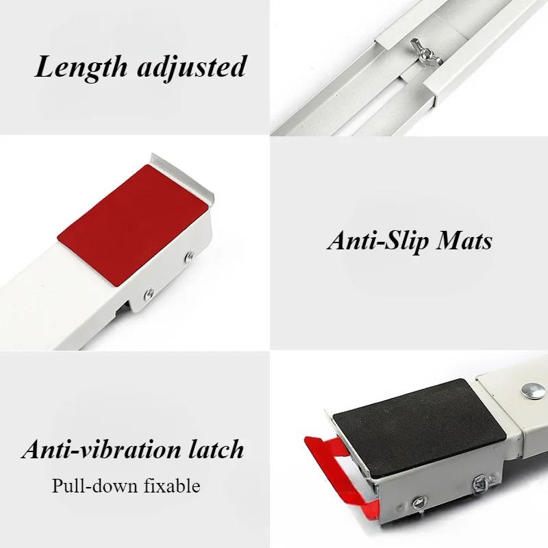 2 pc Washing Machine Stand Mobile Base Adjustable Roller Furniture Dolly Refrigerator Moving Cart Furniture Base Bracket Movers