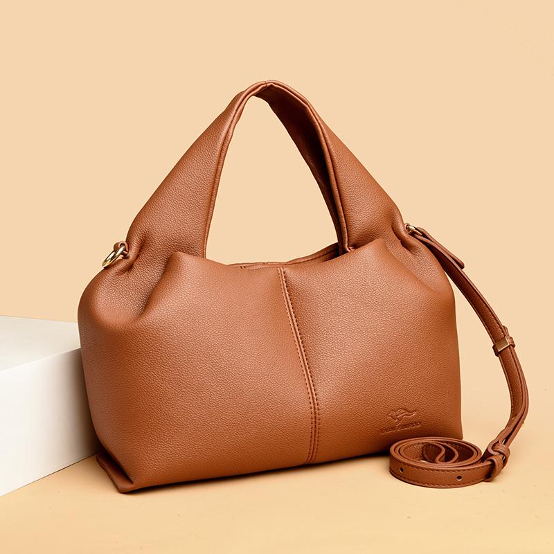 Luxury Women's Brand Designer Shoulder Bags Large Capacity Solid Color Handbags High Quality Leather Crossbody Bag Shopping Bags