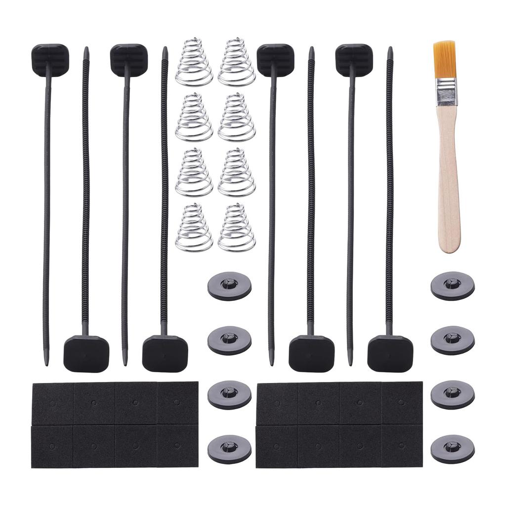 Kühlerlüfter Halterung Kabelbinder Clips Elektrische Übertragung Kühler Montage Befestigungsband Universelles Lüftermontage-Kit Einfache Installation