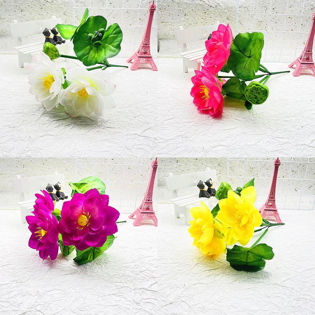 Realistische Künstliche Lotusblumen für Heimdekoration und Außenveranstaltungen