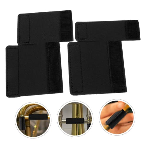 Abaodam Trombone Slide Protector, PU Cover, Trombone Neck Guard, Finger Guard for Instrument Protection, Set of 6