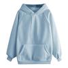 2023 Autumn/Winter Women's Plus Velvet Thick Loose Hooded Sweatshirt