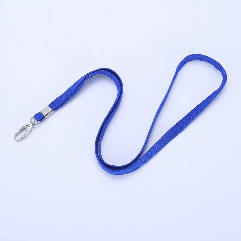 Cotton Rope ID Badge Lanyard with Egg-Shaped Hook for Work or School