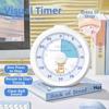 Multifunctional Visual Timer Silent Operation Kitchen Timer Countdown Alarm Clock  Home Use