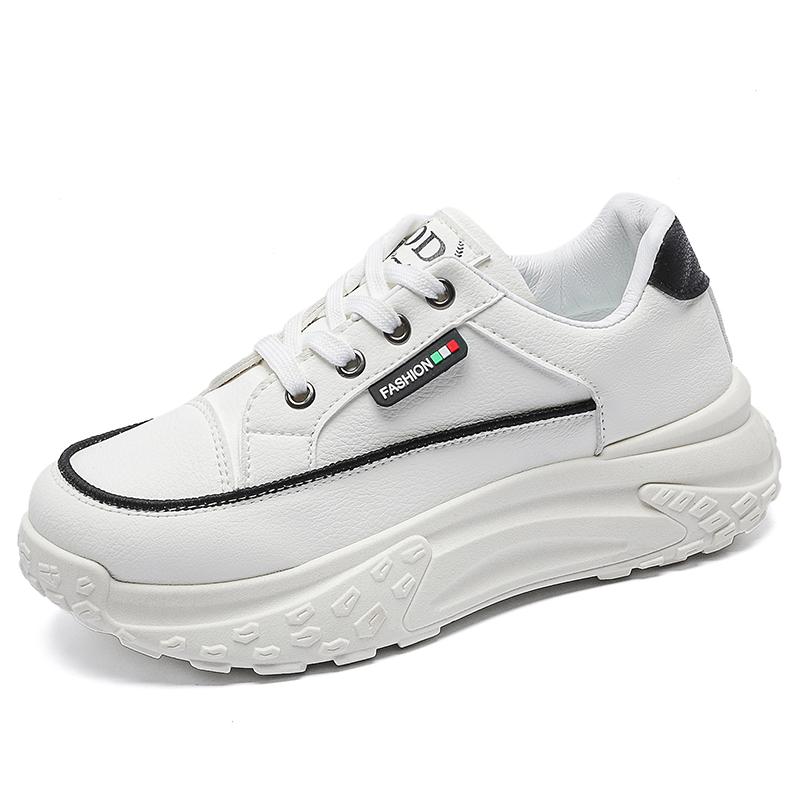 Fashion Spring-autumn High Sole Golf Woman Casual 46 Sneakers Women Shoes Luxury Sports Special Shuse Lofers Mobile Upper Sneachers