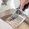 Stainless Steel Cat Litter Scoop Poop Sifting Scooper with Non Slip Handle Litter Cleaner Beach Shovel for Cat Litter Box