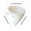 1PC Plastic Powder Funnel Easy Pour Flour Funnel Comfortable Grip Wide Mouth Food Funnels Spillproof for Kitchen Aid Artisan