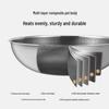 Kangbach Honeycomb 304 Stainless Steel Wok