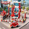 Urban Building Blocks Police Station Building Blocks Fire Station Building Blocks Fire Truck Christma Toy Christma Holiday Gift